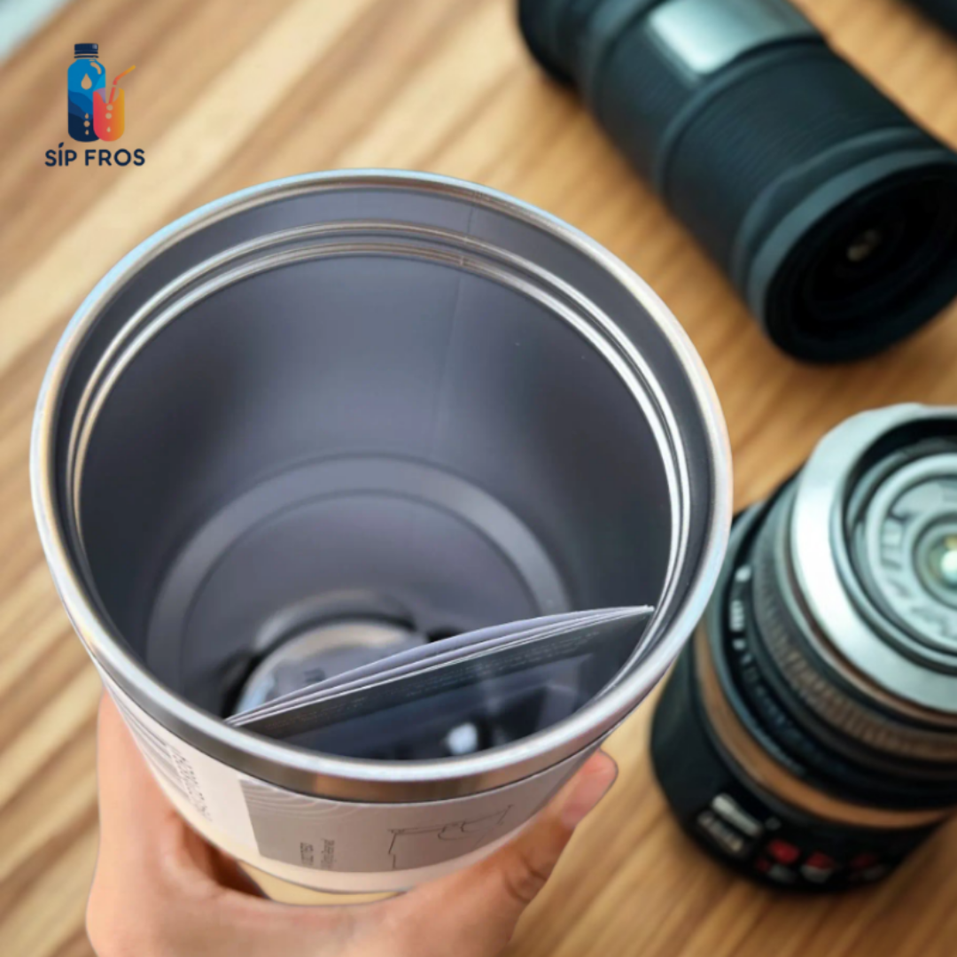 Outdoor Tumbler with Flip Straw & Sip Lid